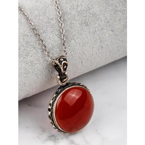 Agate 925 Sterling Silver Necklace