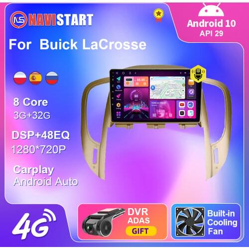 Car Radio For Buick LaCrosse 2009-2013 Android 10 Multimedia Video Player Navigation Car Android Auto Carplay 2din No DVD Player