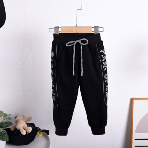 Boys Pants Children Leisure Trousers 2-7Years New 2021 Spring Autumn Kids Cotton Casual Sports Pants Boy Sweatpants
