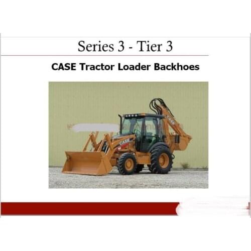 CASE Service Traning, Operator Manual, Shop Manual, Part Manual Full Set