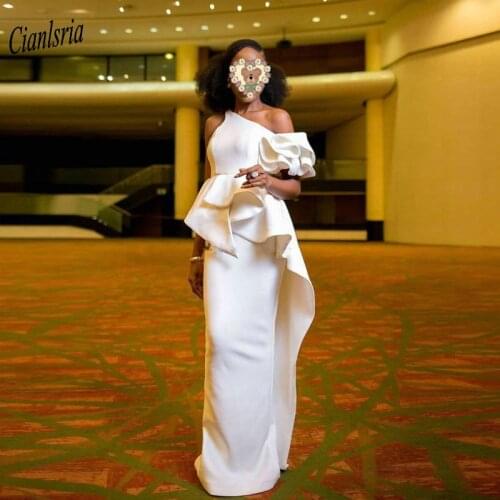 Cianlsria Womens One Shoulder Evening Dresses