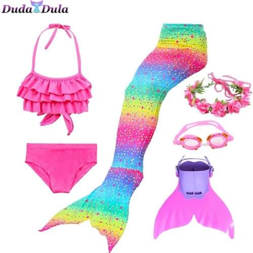 Little Mermaid Tail Baby girl outfit Costume kids Cosplay anime Fancy dress Toddler girl bathing suit Kids Swimwear For Girls