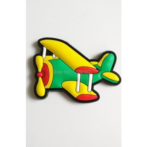 Hot sale!! Cartoon Glider fridge magnets whiteboard sticker Vehicle Silicon Gel Refrigerator Magnets Educational Kids gift