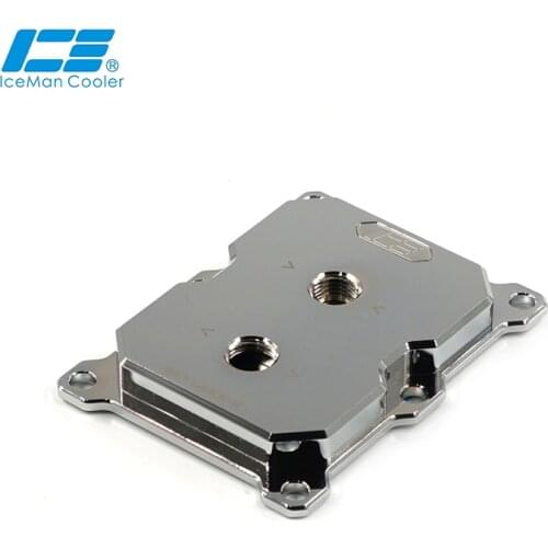 IceManCooler Intel LGA3647 Processor CPU Cooler ,CPU Water Block Square Pure Copper Edition