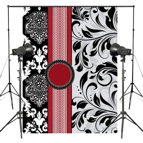 Classic European Pattern Photography Backdrop Flower Shape photo studio backgound 5x7ft Classical mural wall backdrops