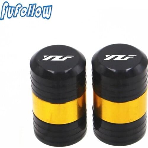 With Logo YZF Motorcycle CNC Wheel Tyre Valve Caps Air Port Stem Covers Caps For YAMAHA YZFR125 YZF R125 2014 2015-2020 2021