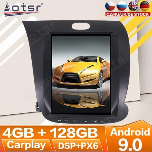 For KIA CERATO K3 FORTE 2013 2014 - 2016 Android 9 Radio Multimedia Car Cassette Recorder Stereo Player Tesla GPS Navi Head Unit