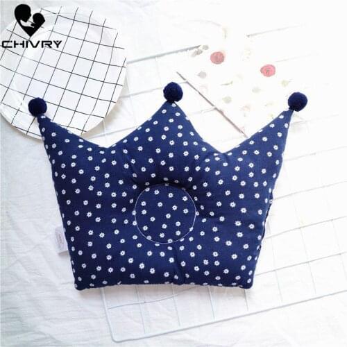 New Baby Shaping Pillow Prevent Flat Head Infants Crown Shape Dot Print Pure Cotton Sleeping Bedding Room Pillows