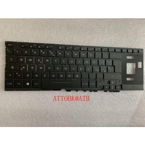 New TI/AR/LA/IT/BE/CZ Laptop Keyboard For Asus ROG ZEPHYRUS GX501 GX501VI GX501VIK GX501V GX501GI keyboard with backlight