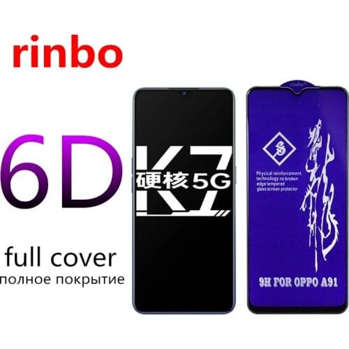 Rinbo 6D Protective Film Glass Full Tempered Glass on OPPO F17 F15 F11 F9 F7 F5 Pro Phone Screen Protector for OPPO K7 K5 K3 K1