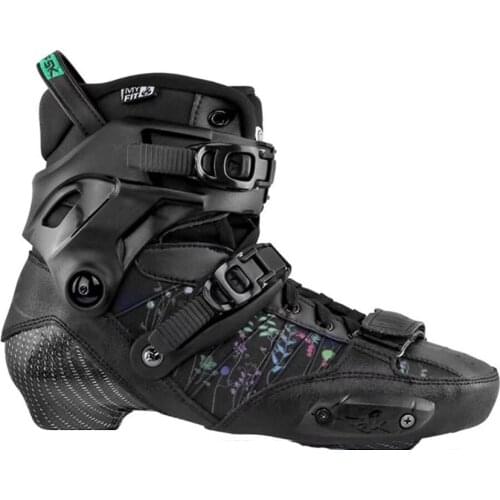 2020 Original Powerslide EVO Hardcore Urban Boot Carbon Fiber Inline Skates Liner Street Adult Roller Skating Up Shoes Patines