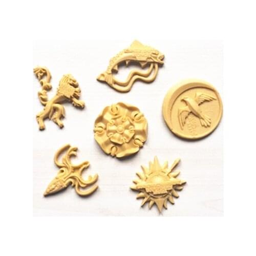 Right of the game silicone chocolate mould Dry pace cake decoration mold baking tool