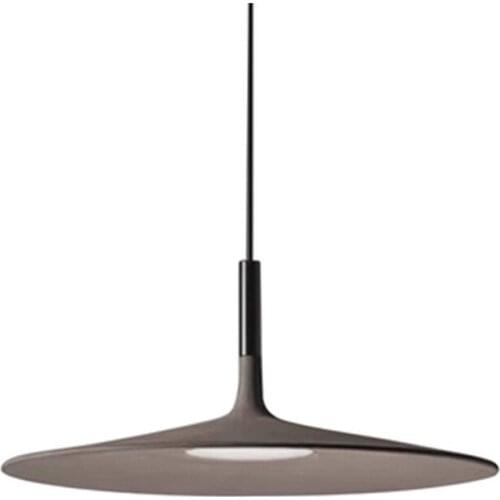 Post modern simple bar hanging lamp creative minimalist bedroom bedside dining room UFO iron pendant lights