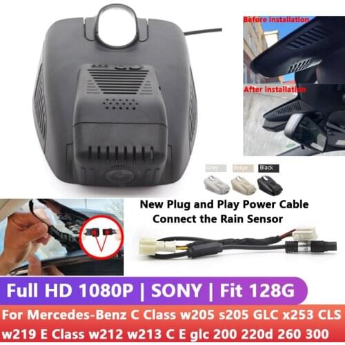 Car DVR Video Recorder Dash Cam For Mercedes-Benz C Class w205 s205 GLC x253 CLS w219 E Class w212 w213 C E glc 200 220d 260 300