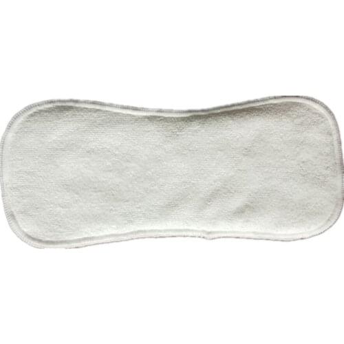 Top Quality Bone Shape Microfiber Cloth Diapers Insert-200 pcs 3 layers urine nappies Inserts Free Shipping