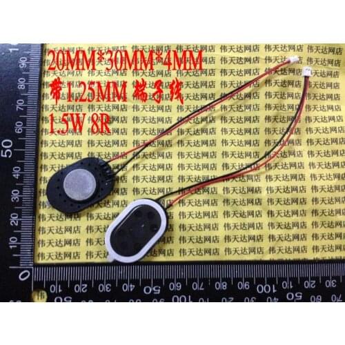 New Electronic dog GPS navigation sound speaker 8ohms Euro 1.5 Watt 8R 1.5W Horn speaker 2030 20*30 thick 4mm Loud speaker