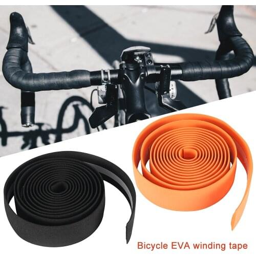 2PCS Bicycle Handlebar Tape Steering Wheel Cover Bike Cycling Handle Nonslip Belt EVA Tape Cycling Bike Handlebar Accessories