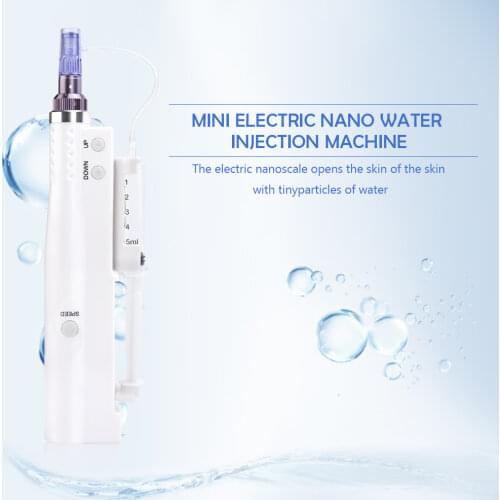 2 in 1 Hydra Injector Derma Pen Nano Mesotherapy Microneedle dr Pen Mesogun Portable Smart Injector Pen Facial Treatment Machine