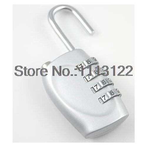4 digital Combination Padlock Zinc Alloy 4 Code Password lock Four Code Door padLock for bag 1 pc