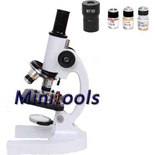 40-1600x Biological Microscope with 16X Zoom Animal and Plant Blood Analysis Instrument Student Microscope Science experiment