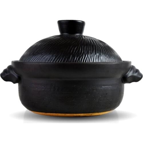 Clay Pot Cooking Casserole Japanese Style Noodles Pan Heat Resistant Casserole Soup Ceramic Cookware Panelas Home Products DH50S