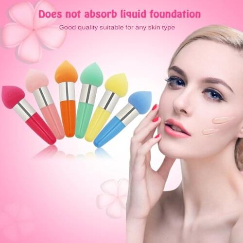Sponge Puff Stick Brush Makeup Stick Makeup BB Cream Beauty Cosmetic Tool Smooth Sponge Blender Brush DfDf