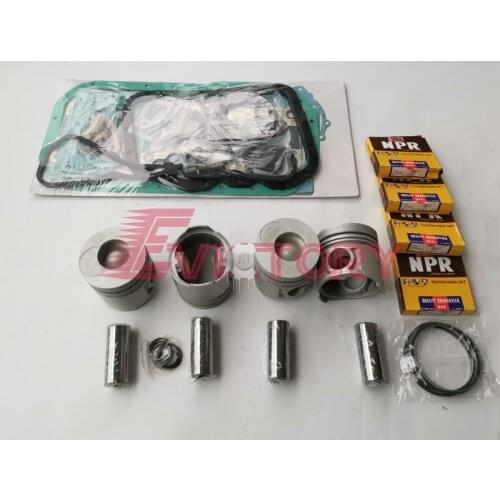 For Doosan forklift DB33A DB33 overhaul rebuild kit piston ring full gasket
