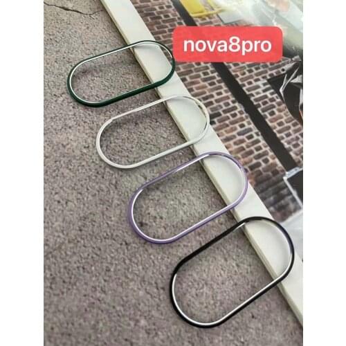 For Huawei Nova8 pro Camera Metal Lens Protective Ring+Tempered Glass Camera Lens For Huawei Nova8 pro Screen Protector
