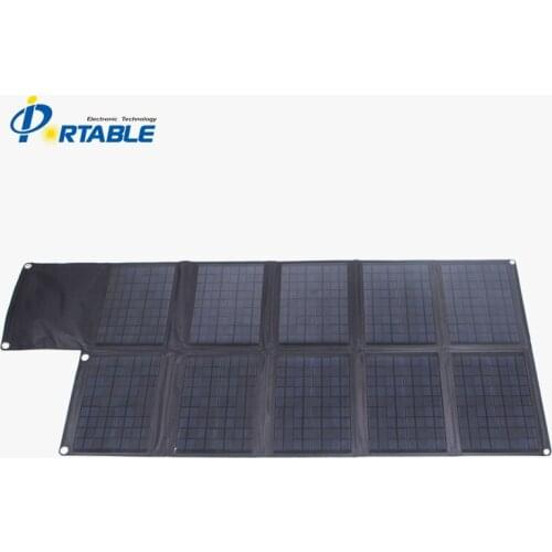 Factory wholesale 100w folding solar charger