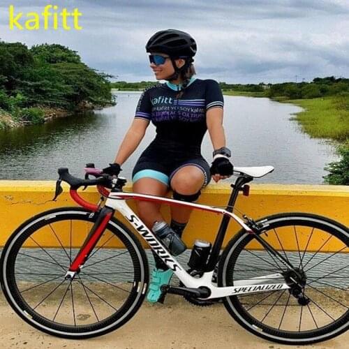 Pro9dgel Kafitt Frauen Kleidung Radfahren Jersey Skinsuit Sets MTB Bike Overall Kits Gel Jumpsuit Outfit Ciclismo FemininoSommer