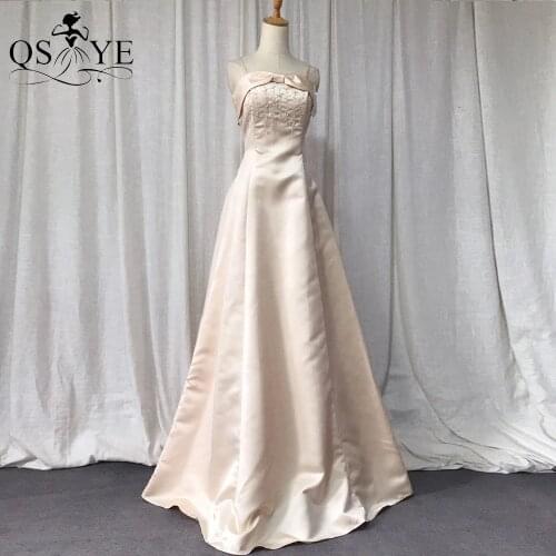 QSYYE Satin Wedding Dresses