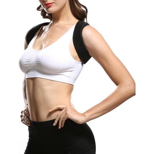 Adult Elastic Back Shoulder Strap Posture Corrector Humpback Correction Belt Adjustable Corset for Back Support Belt Brace