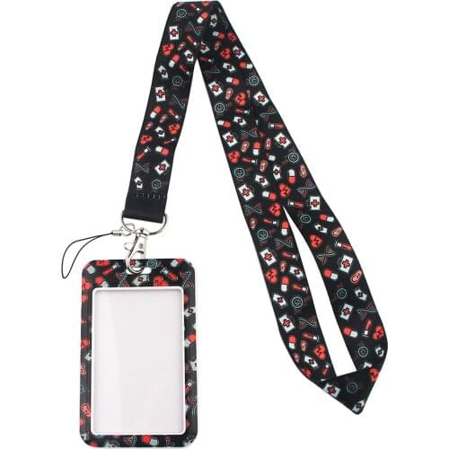 JF0119 Medical Doctor Nurse Lanyards for Key Neck Strap For Card Badge Gym Keychain Lanyard Key Holder DIY Hanging Rope Keychain