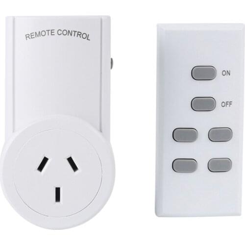 ESPLENTY Smart Plug Remote Control Wireless Socket Australian Standard (1 Socket+1 Remote)
