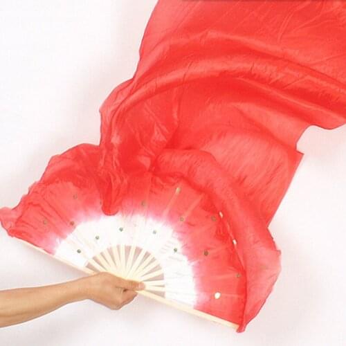 Yellow Green Red Performance Fans Yangko Dance accessories Belly Dance Fan Belly Dance Silk Veil