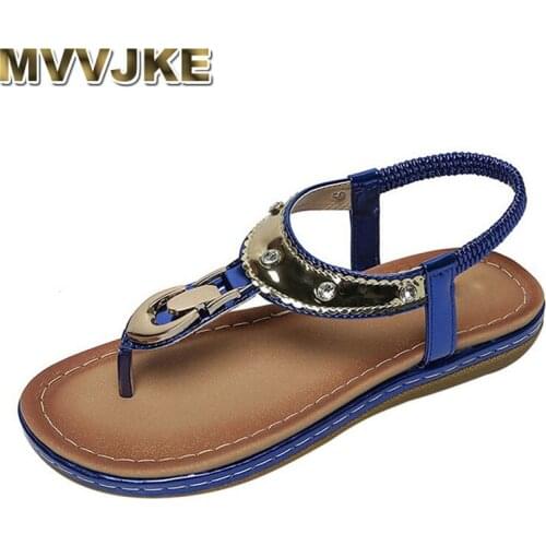 MVVJKE Womens sequins flip-flops summer flat with lace simple ankle straps sandals herringbone comfortable beach shoes