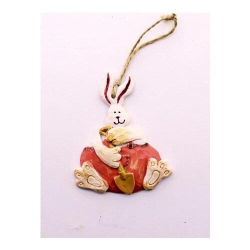 1Adet christmas Pine Tree Ornament Pink Rabbit Decor christmas decorations рождественские украшения