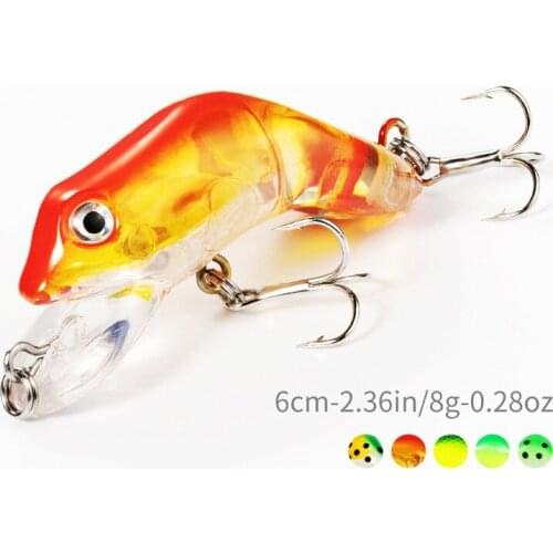 1pc 8g 6cm Fishing Lures Minnow Wobbler Floating Bass Trolling Artificial Hard Bait Topwater Crankbait Carp Pesca Fishing Tackle