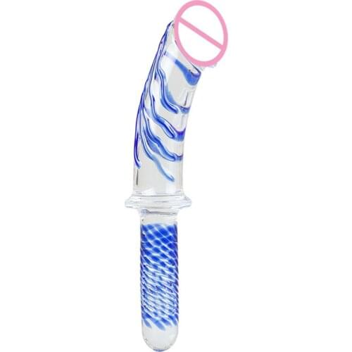 2 inch Huge Glass Dildo Realistic Penis Artifical Dildo Anal Plug Stimulation G-Spot Female Masturbation Glass Dildos For Women