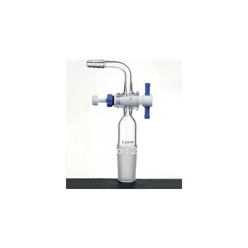 A721922 synthware, Adapter,Flow control, Metering Stopcock, 90, Joint:19/22, Stopcock Bore:2mm