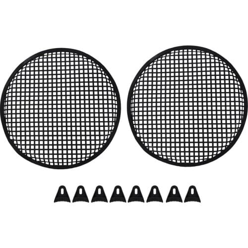 Car Audio Speaker SubWoofer Grille Guard Protector Cover 12 inch 2pcs