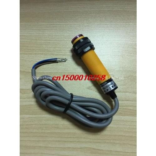 FREE SHIPPING E18-DS30NA 24V three line NPN normally open diffuse reflection photoelectric sensor M18
