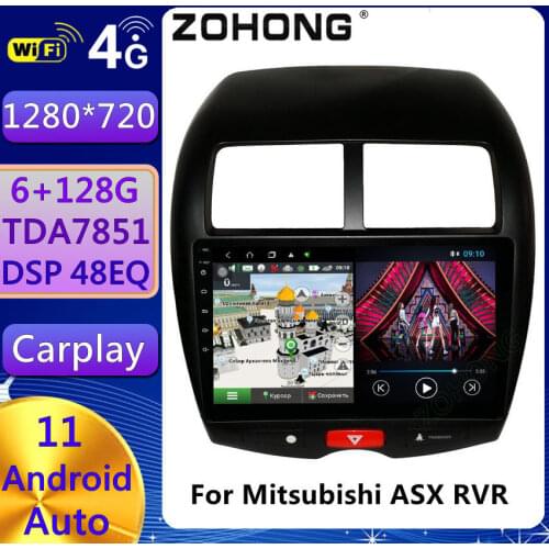 DSP 8 Cores Android 10 For Mitsubishi ASX RVR Outlander Spotr Car Multimedia Player Autoradio GPS Navigation Car Radio Stereo 4G