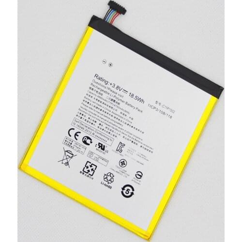 ISUNOO 5pcs/lot 4890mAh C11P1502 Phone Battery For ASUS ZenPad 10 Z300C Z300CL Z300CG Mobile Rechargeable Battery