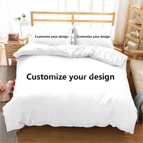3D Printing Private Custom Bedding Set with Beautiful Photo Polyester Home Textiles Single Twin Queen King Size Duvet Cover Sets