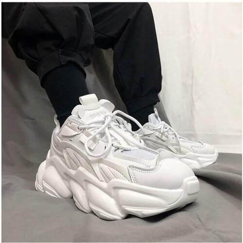 Autumn Mens Platform Sneakers Breathable Men Chunky Shoes Trainers women Sneakers Tenis Masculino Zapatillas Hombre