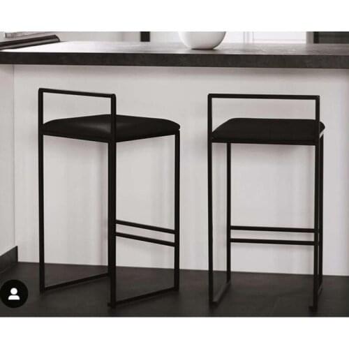 Nordic bar chair modern simple bar chair fashion front desk chair family personality bar chair creative high stool
