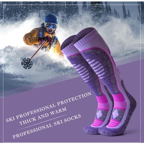 2019 New Outdoor Mountaineering Ski Nylon Hiking Socks for Men and Women Thick Warm and Sports Socks Thickening and lengthening