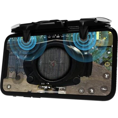 New G5 E-Sports Mobile Phone Triggers Game Controller,Mobile Game Pulse Burst Four-Speed Variable Frequency Auxiliary Button