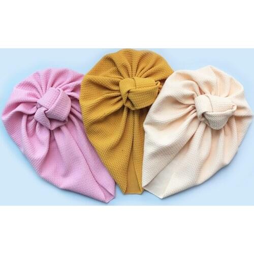 Warm Baby knot Hats For Boys Girls Bowknot Hats Baby Bonnet Beanie Capa Infant Toddler Turban Baby Hair Accessories